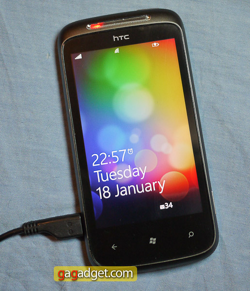 Беглый обзор смартфона HTC 7 Mozart -4