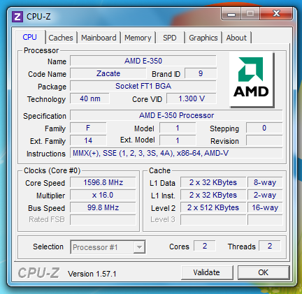 Обзор ноутбука MSI CR650 на базе процессора AMD E-350-11