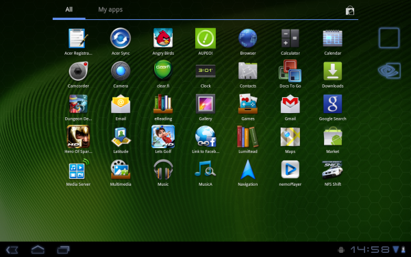 Знакомство с мобильной операционной системой Android 3.0 (Honeycomb) 