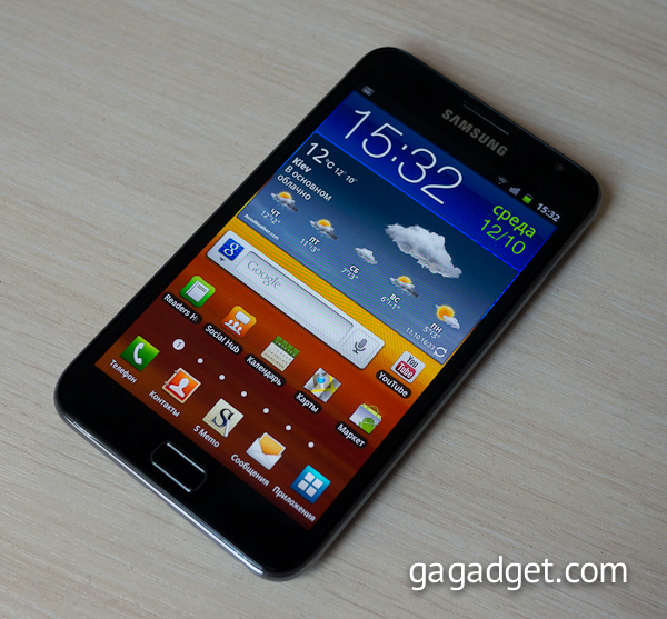 Samsung Galaxy Note: первый взгляд 