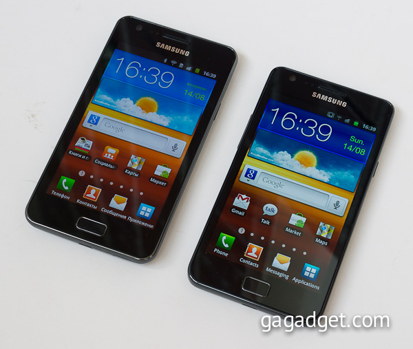 Samsung Galaxy R против Galaxy S II: бокс! -2