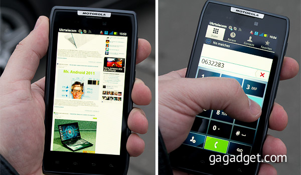 RAZRешите представиться. Обзор Android-смартфона Motorola RAZR XT910-14