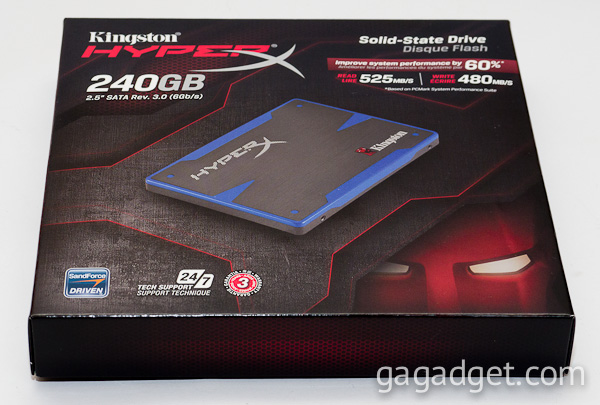 Беглый обзор SSD-накопителя Kingston HyperX SSD объёмом 240 ГБ (SH100S3/240G) -2