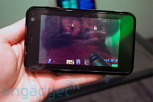 NVIDIA демонстрирует прототип телефона, на котором можно играть в Quake