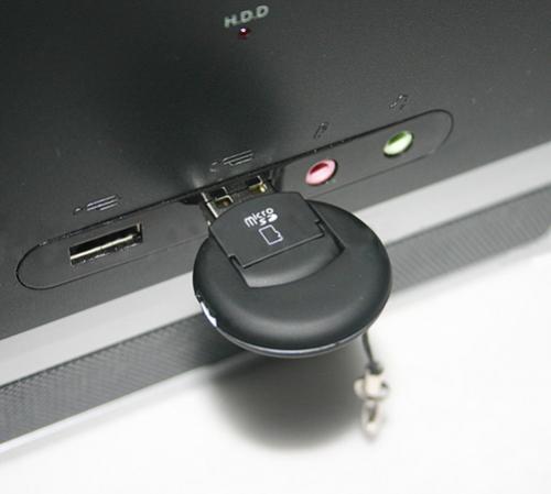 USB-ридер для карт microSD в виде брелока