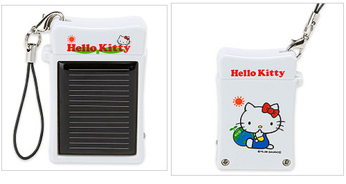 Экологическое зарядное устройство Hello Kitty на солнечной батарее