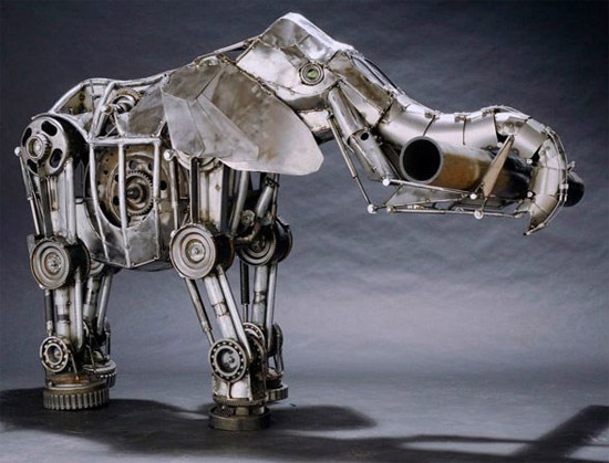 Механический слон в стилистике паропанка-2