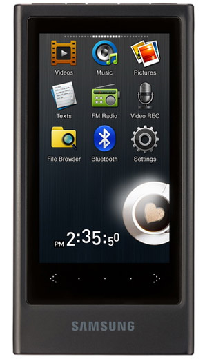 Продажи Samsung YP-P3 в Украине стартуют в начале 2009 года