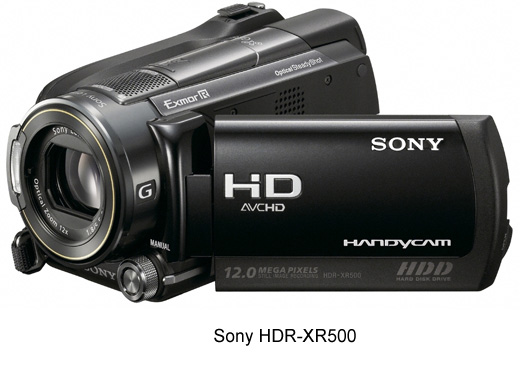 Sony HDR-XR520V с диском 240 Гб и другие HDD-видеокамеры линейки 2009 года-4