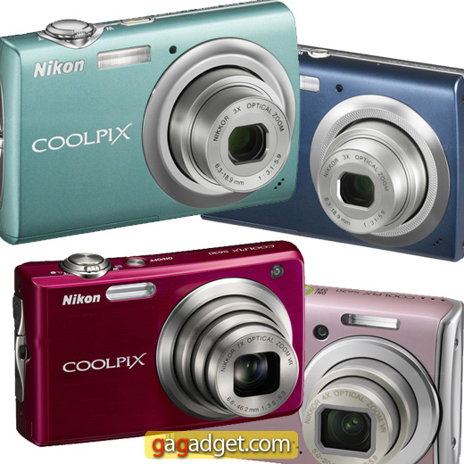 S-серия Nikon 2009 года: S220, S230, S620 и S630