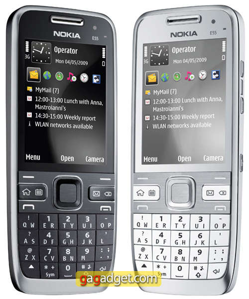 Nokia E55 и Nokia E75: два специалиста по сообщениям с QWERTY-клавиатурой (видео)-3