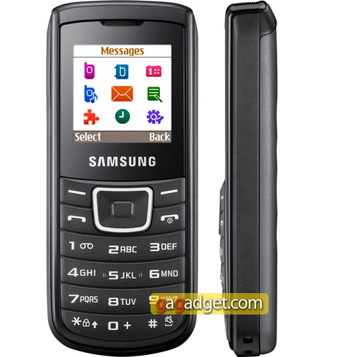 Четыре мушкетера: бюджетные телефоны Samsung E1070, E1100, E1125 и E2100-3