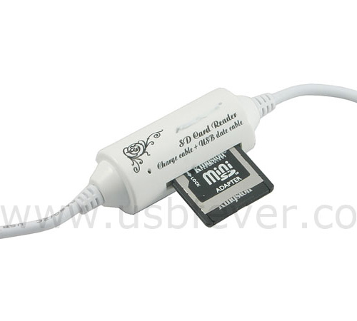 USB-кабель со встроенным SD-кардридером