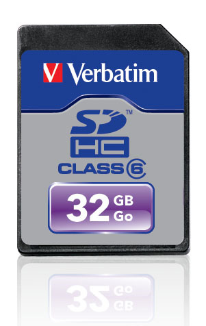 4 часа HD-видео: Verbatim выпускает карту SD емкостью 32 гигабайта