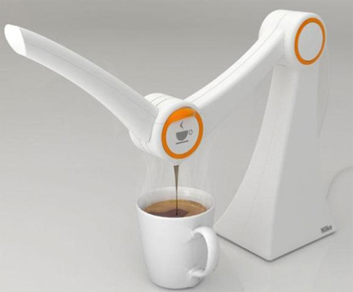 Однорукий бариста: концепт кофеварки IMO