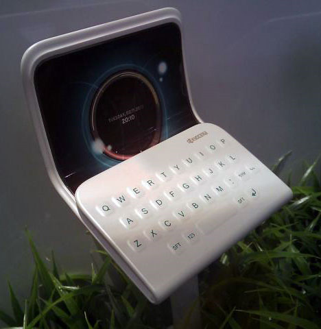 Kyocera Eos: концепт телефона с гибким OLED-дисплеем