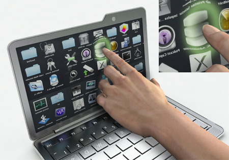 MacFolder: концепт ноутбука Apple с сенсорным дисплеем-2