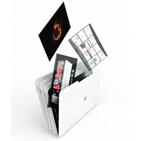 MacFolder: концепт ноутбука Apple с сенсорным дисплеем-5