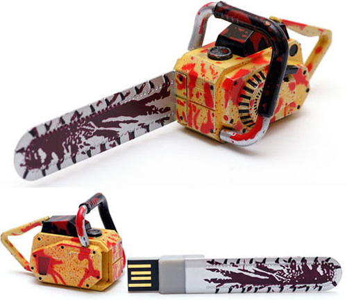 Эпатажная USB-флешка для борцов с зомби