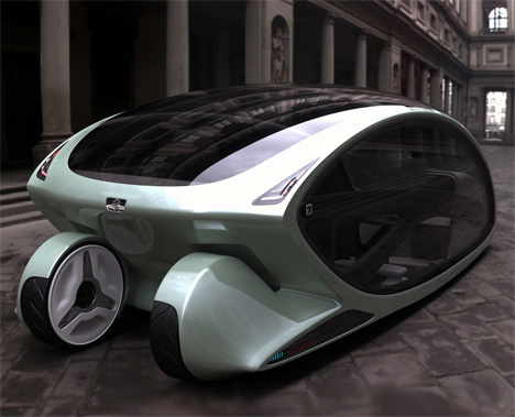 Peugeot Metromorph: концепт городского автомобиля-лифта (видео)