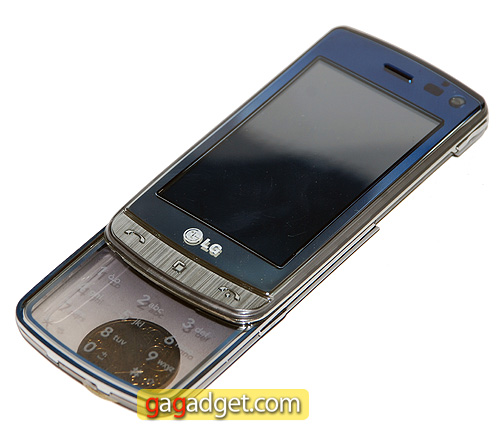 Transparent Crystal: LG GD900 Crystal phone video review-6