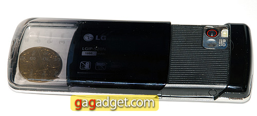 Прозрачный кристалл: видеообзор телефона LG GD900 Crystal-7