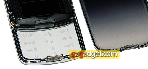 Прозрачный кристалл: видеообзор телефона LG GD900 Crystal-17