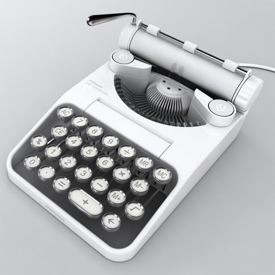 Печатающий калькулятор в стиле ретро-2