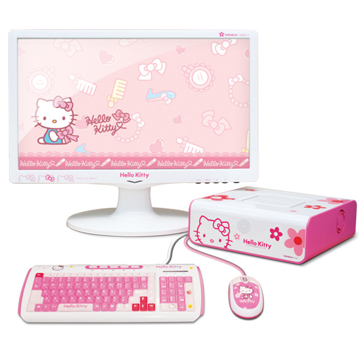 Неттоп Hello Kitty корейской компании Moneual