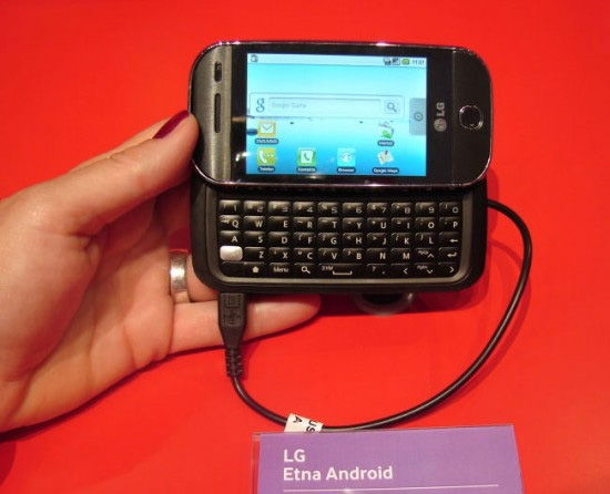 На IFA засветился Android-смартфон LG с кодовым именем Etna