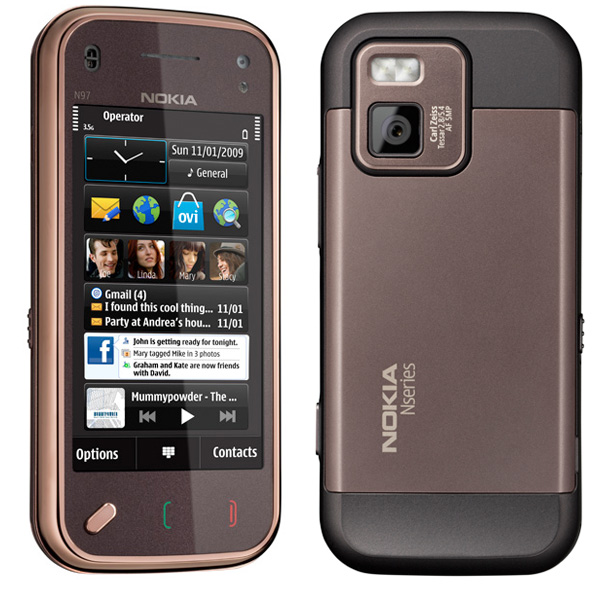 Характеристики Смартфон Nokia N97, черный () смотреть в СИТИЛИНК