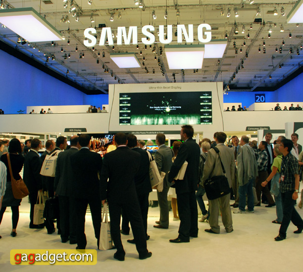 Павильон Samsung на выставке IFA 2009 своими глазами: фоторепортаж