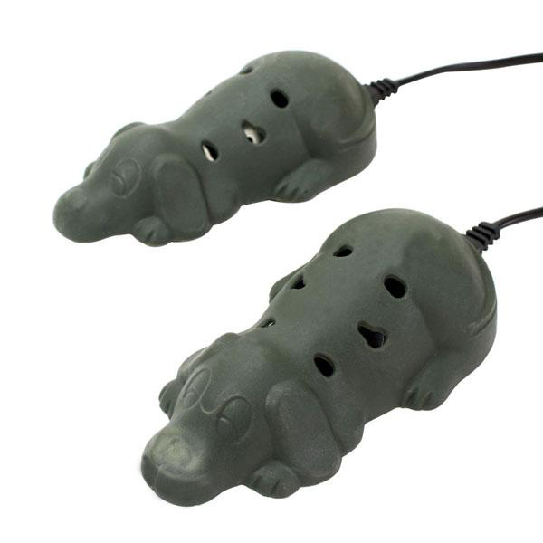 USB-сушилка для обуви компании Thanko в виде щенков-4