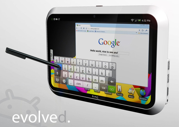 HTC evolve: любопытный концепт планшета на андроиде-2