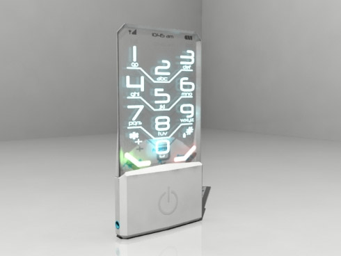 Концепт телефона Nokia с прозрачным сенсорным дисплеем-3