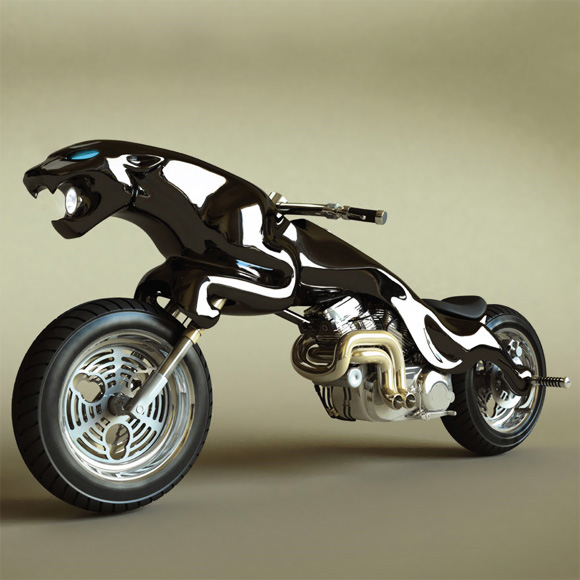 Прыгающий ягуар и атакующий буйвол: концептуальные мотоциклы (видео)