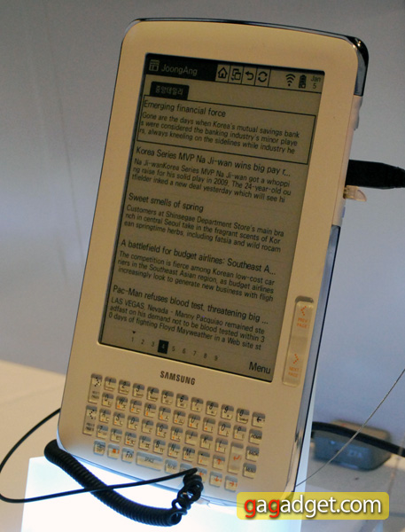 Samsung на CES 2010: 4 электронные книги-9