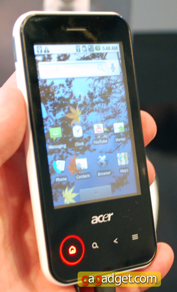 Acer beTouch E110 и beTouch E400: пара Android-смартфонов попроще (видео)-8