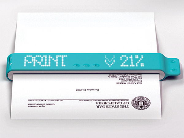 Stick Pop: концепт портативного принтера в виде линейки