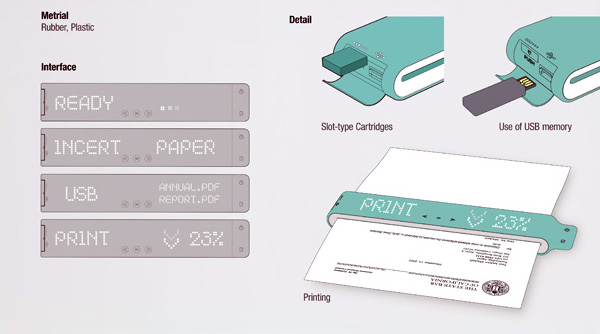 Stick Pop: концепт портативного принтера в виде линейки-3