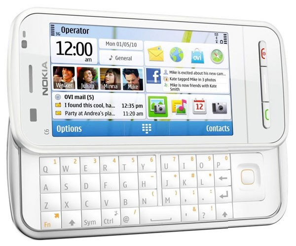 Nokia C6: QWERTY-слайдер с сенсорным экраном (слухи)