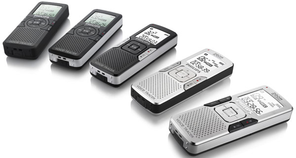 Philips Voice Tracer: линейка цифровых диктофонов 2010 года