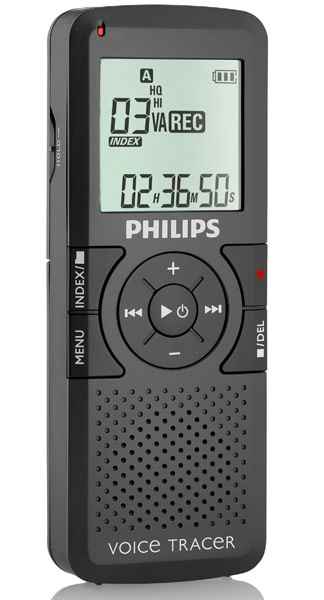 Philips Voice Tracer: линейка цифровых диктофонов 2010 года-2