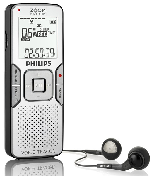 Philips Voice Tracer: линейка цифровых диктофонов 2010 года-6