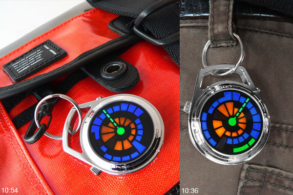 Tokyoflash Kisai: диодные часы в виде брелока-2
