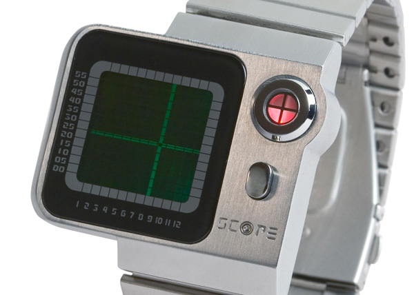 Scope: наручные часы с циферблатом в виде радара