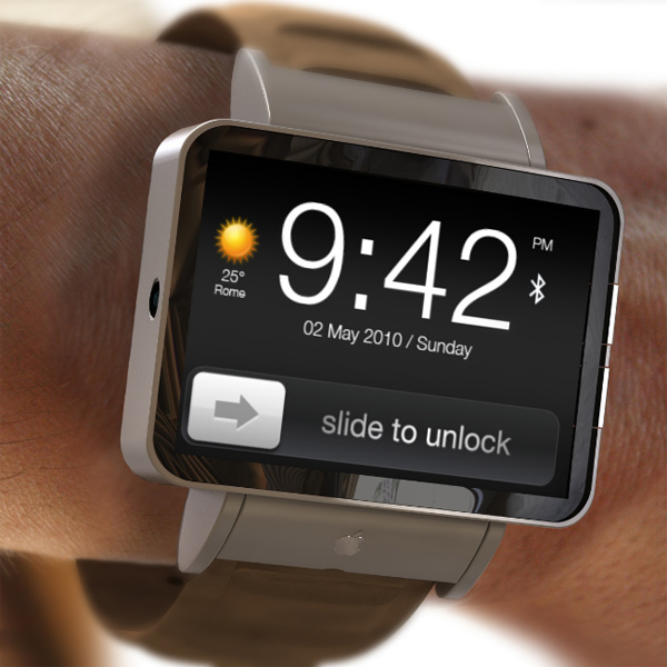 iWatch: красивый концепт часов для работы с iPhone и iPad