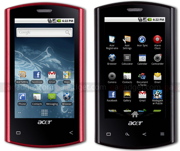 Украинская премьера смартфонов Acer: два WM-аппарата и один Android-5