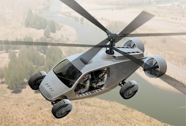 AVX: концепт автомобиля-вертолета