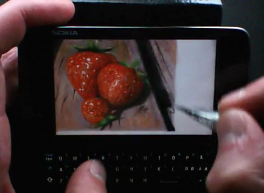Чаёк с Бергамотом: Nokia N900 как графический планшет
